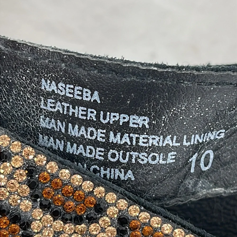 Yellow Box Naseeba Leather Upper Women's 10 Black and Brown Sandals/Flip… - Picture 5 of 6